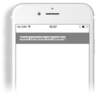 Padding on Composite with Tabris_2_1 on iPhone (iOS platform)