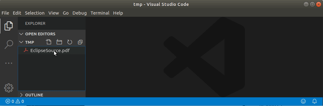 VS Code work around to add custom editors