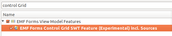 EMF Forms - View Model Elements